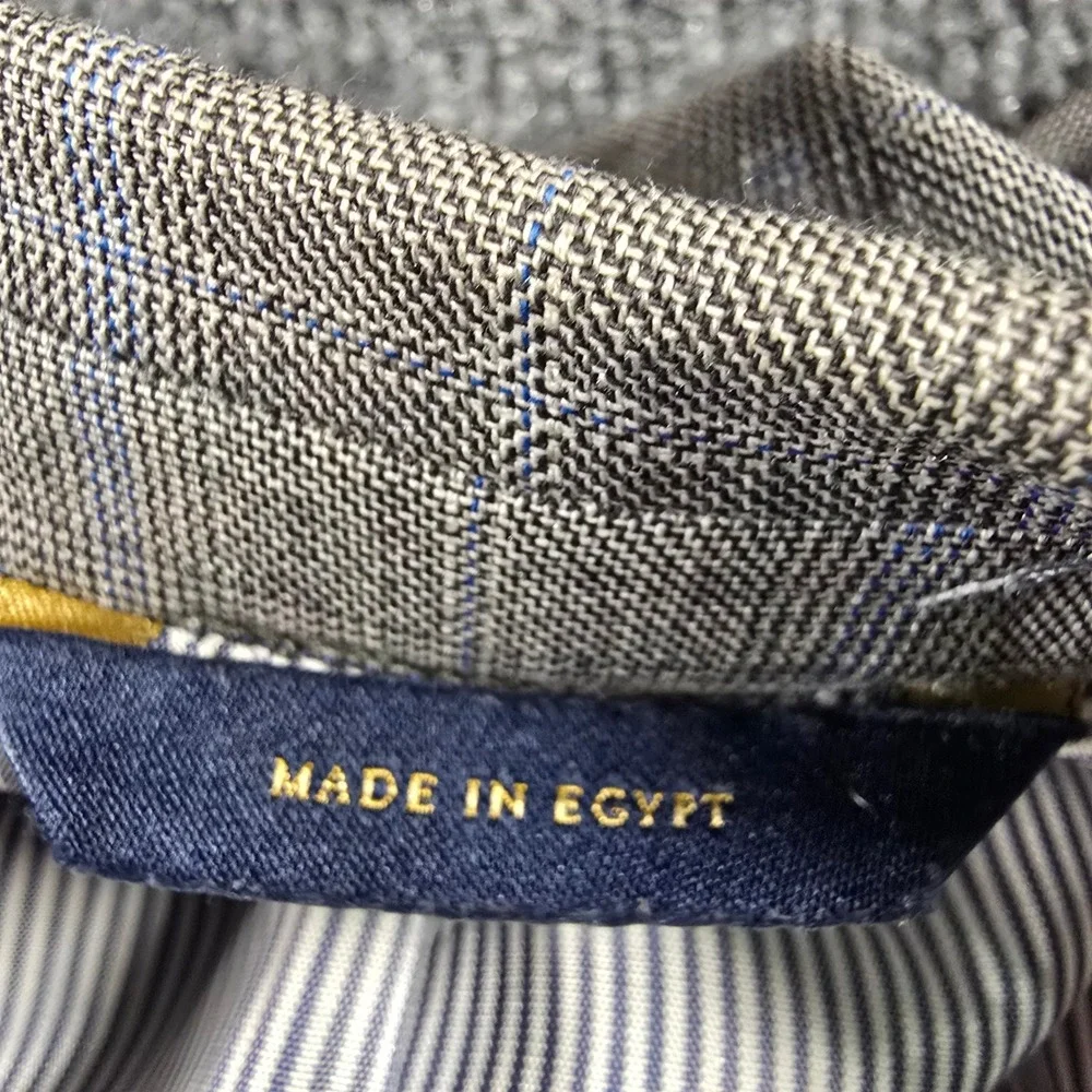 Brooks Brothers Explorer Fitzgerald Fit Blazer 43R Gray Glen Plaid Sport Coat